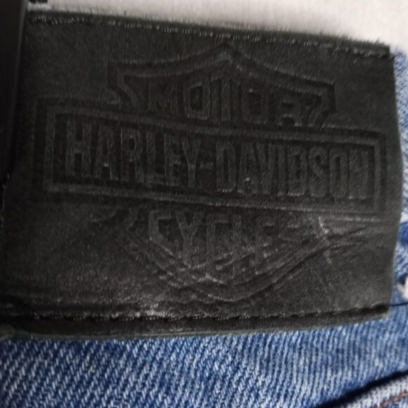 Harley Davidson Traditional Men's Straight Leg Medium Wash Jeans Size 40x30 - Picture 8 of 13